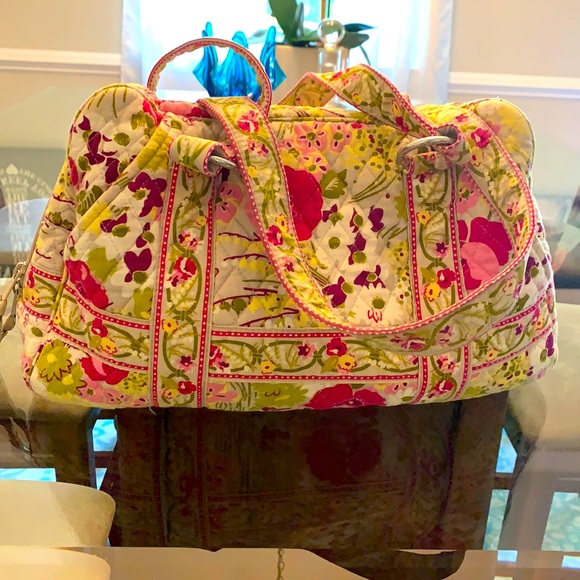 Multi-colored floral bag - Picture 1 of 4